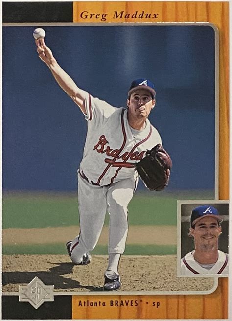 greg maddux braves cards